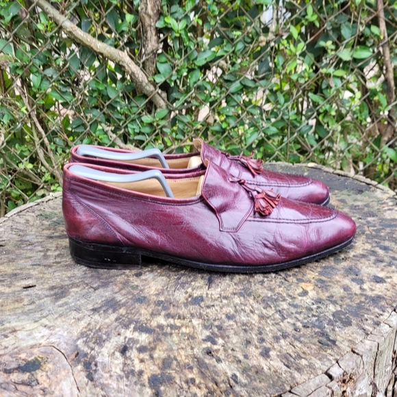 Size 10 D Pierre Cardan Vintage Tassel Loafers - Picture 2 of 10